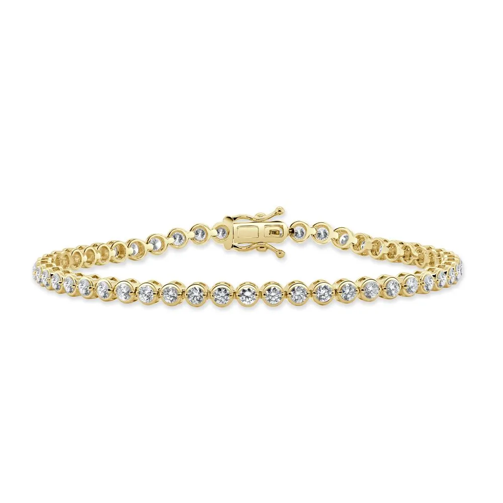 14K Gold & Diamond Tennis Bracelet - 3.22ct