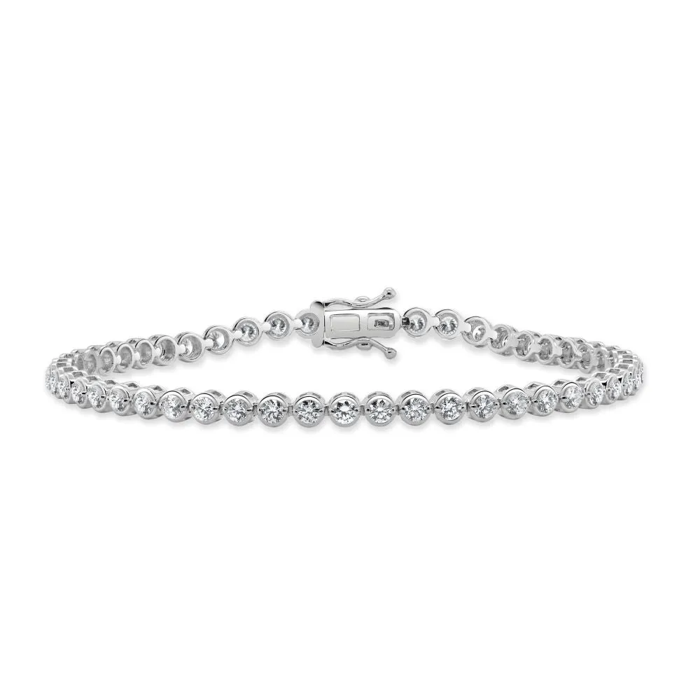 14K Gold & Diamond Tennis Bracelet - 3.22ct