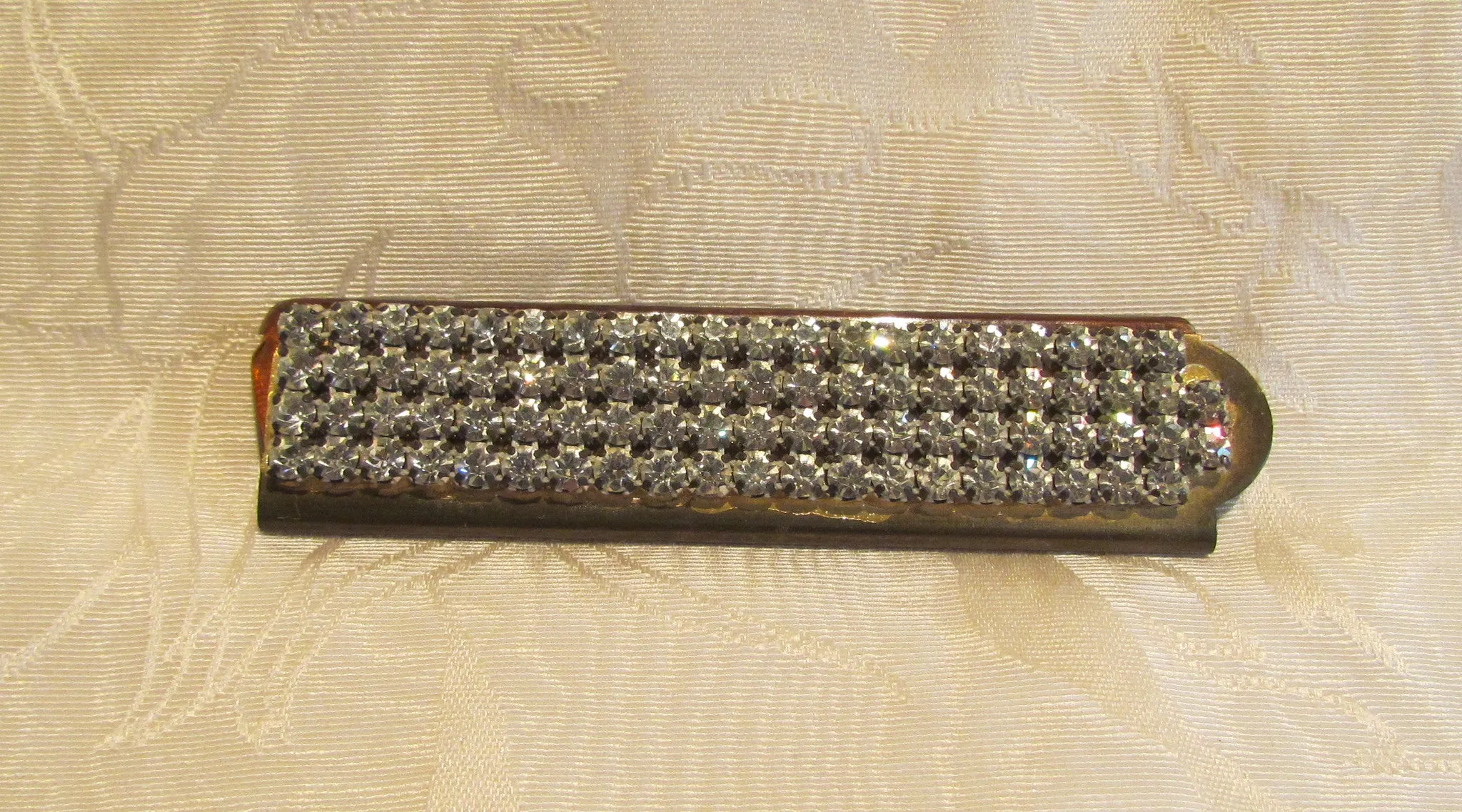 1940s Rhinestone Folding Comb Vintage Ladies Mad Men Comb