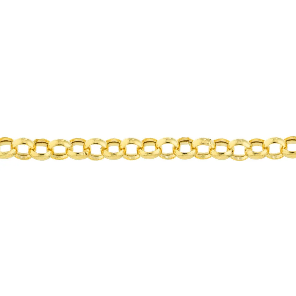 3.75mm Hollow Rolo Chain with Lobster Lock