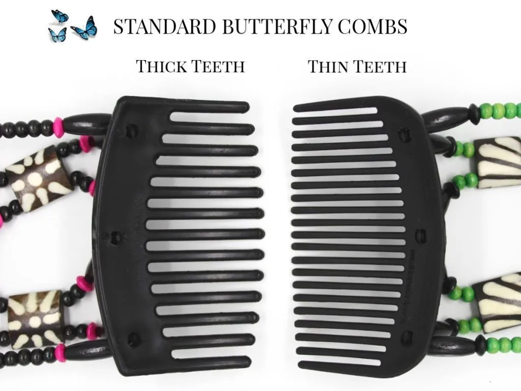 African Butterfly Hair Comb - Dupla Blonde 78