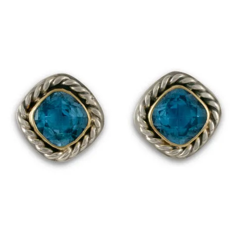 Athena Earrings-Two Tone