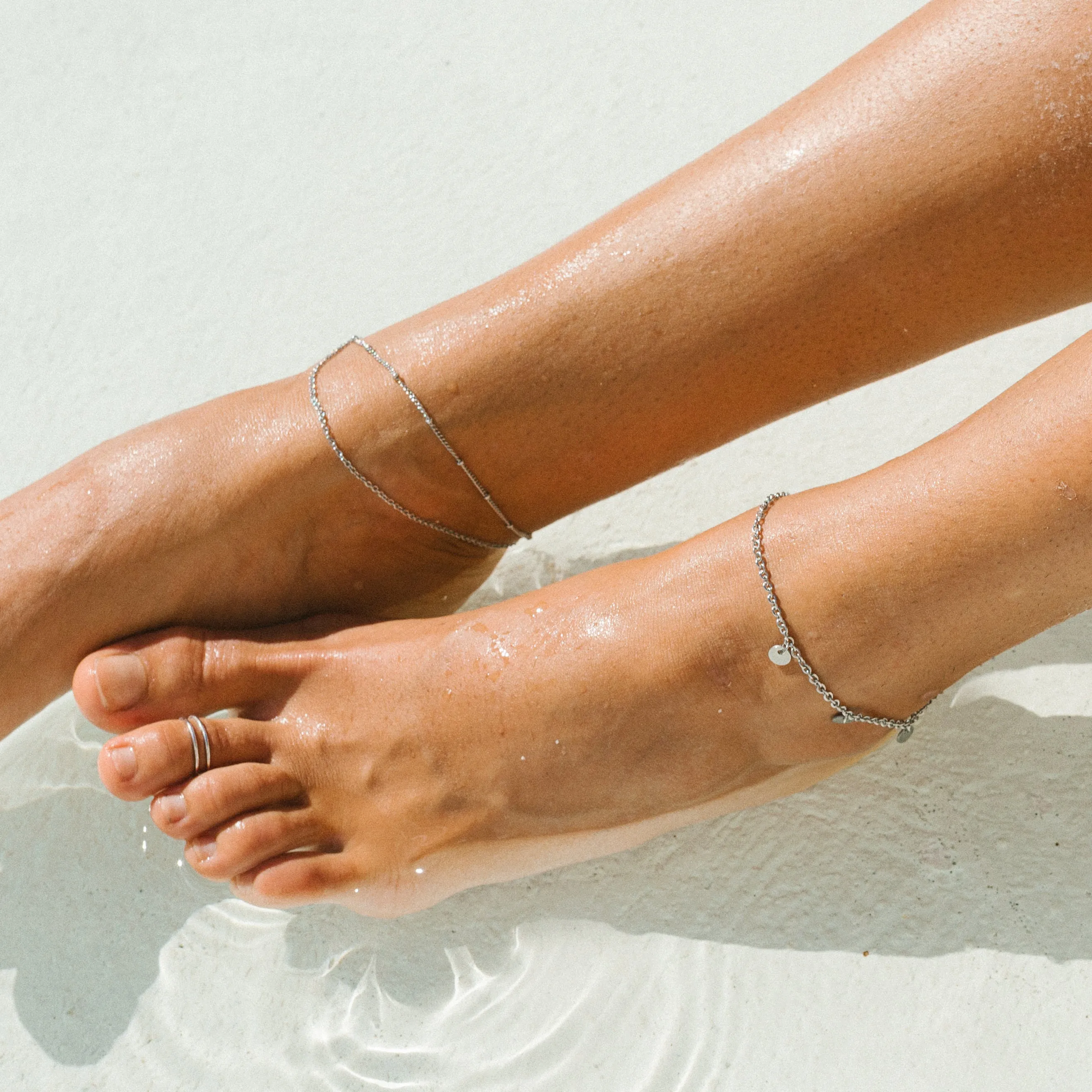 Bondi Anklet - Silver