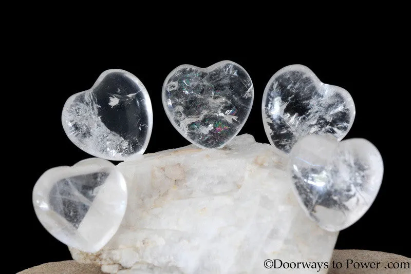 Clear Quartz Casa Crystal Heart Blessed & Energized