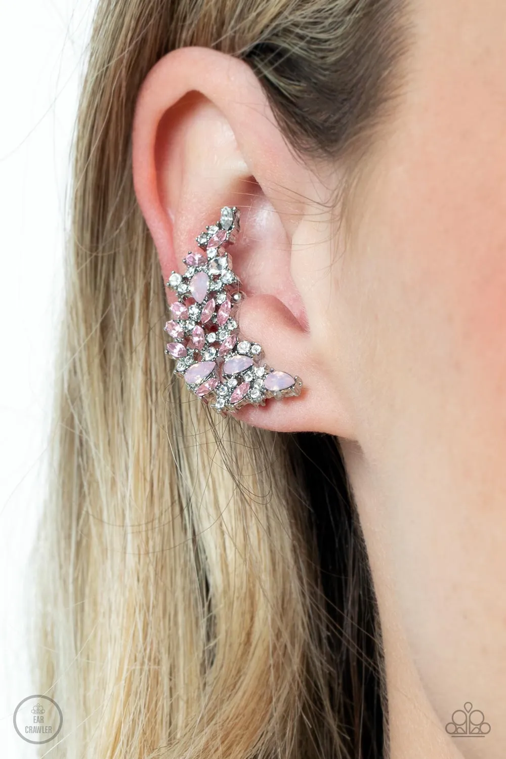 Earrings Prismatically Panoramic - Pink EARCRAWLERS  E162