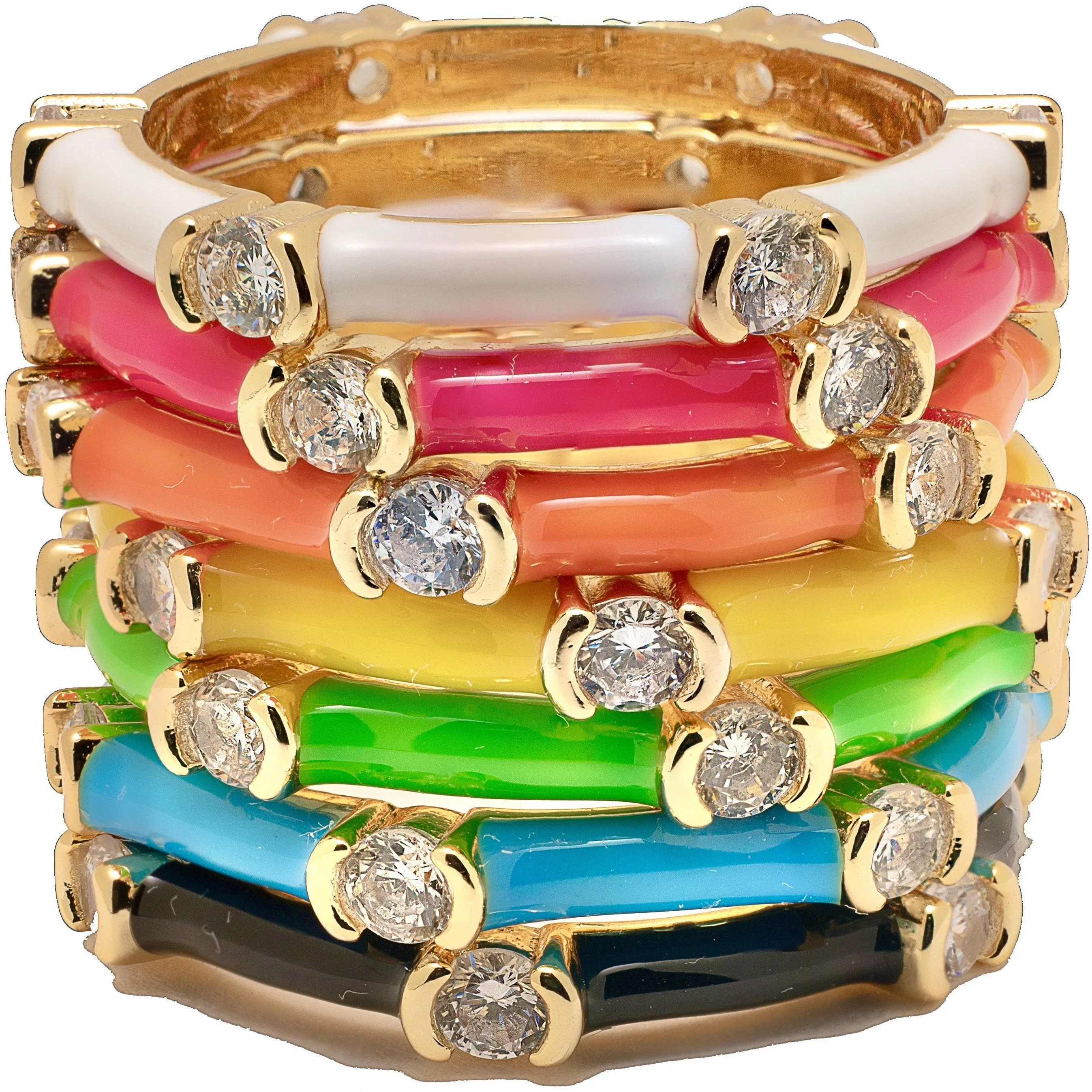 Enamel Stackable Ring