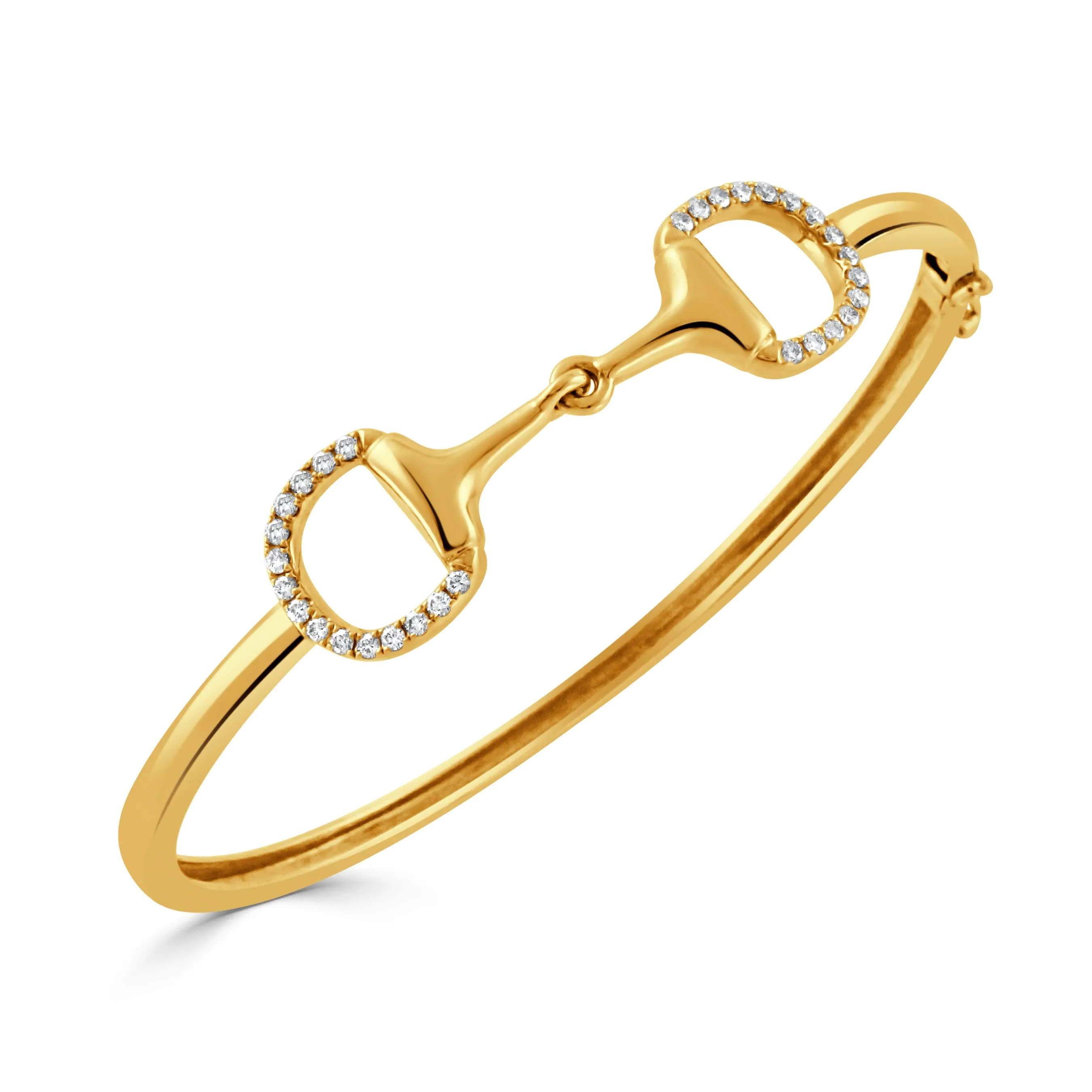 Equestrian Diamond Bangle Bracelet