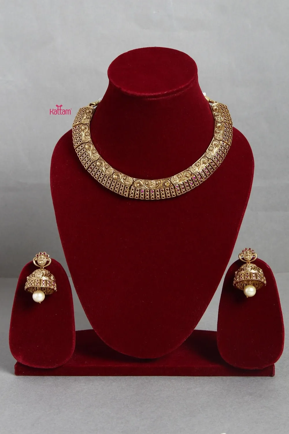 Ethnic Red Ruby Choker New