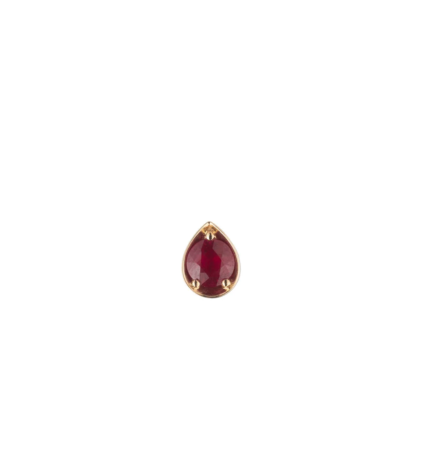 Forever & Always a Pair - Love : 0.5ct Ruby Gemstone Stud Earring