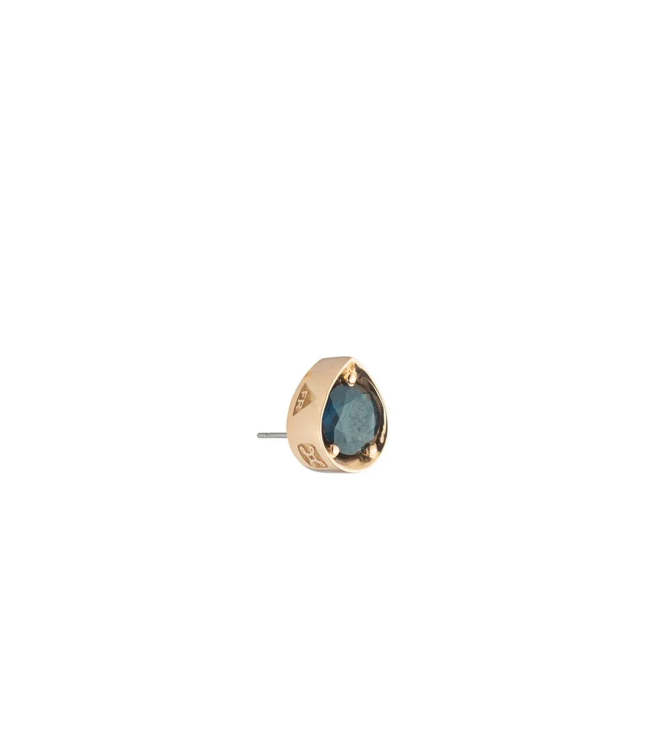 Forever & Always a Pair - Love : 0.5ct Teal Sapphire Gemstone Stud Earring