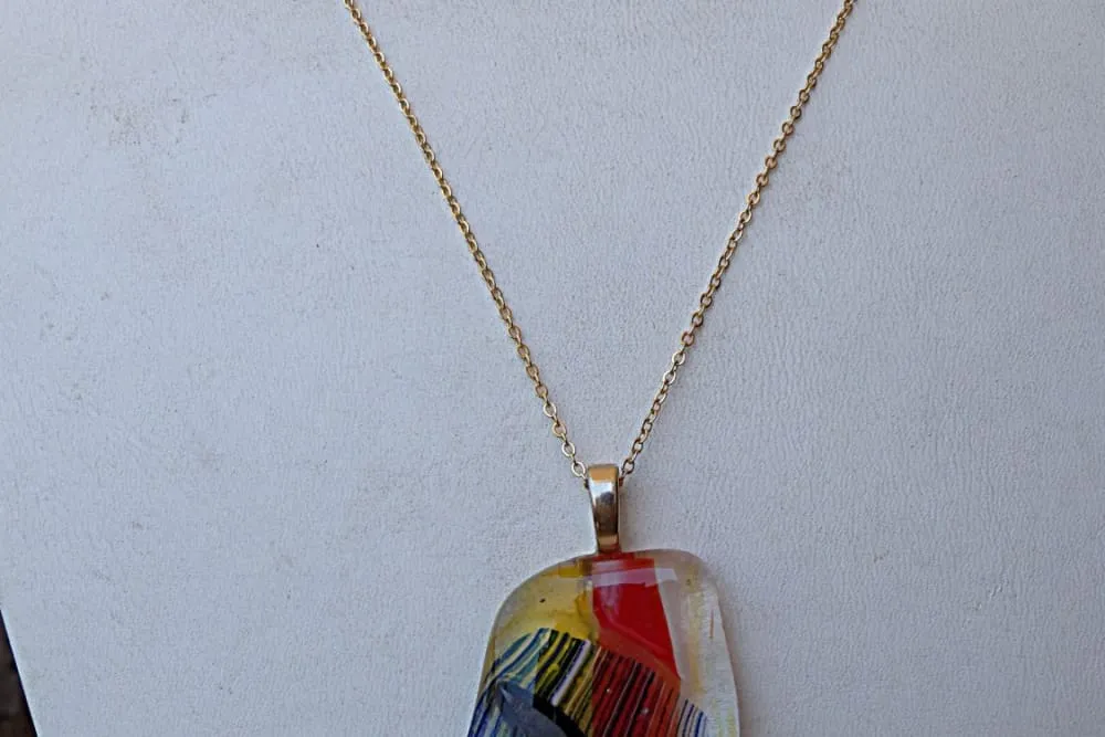 Fused Glass Necklace