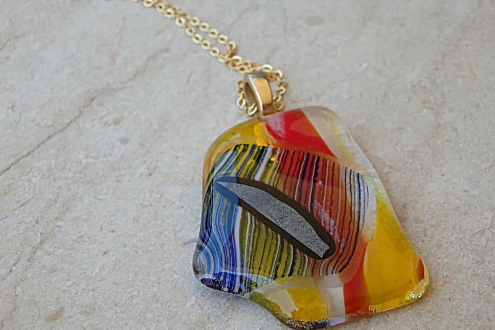 Fused Glass Necklace