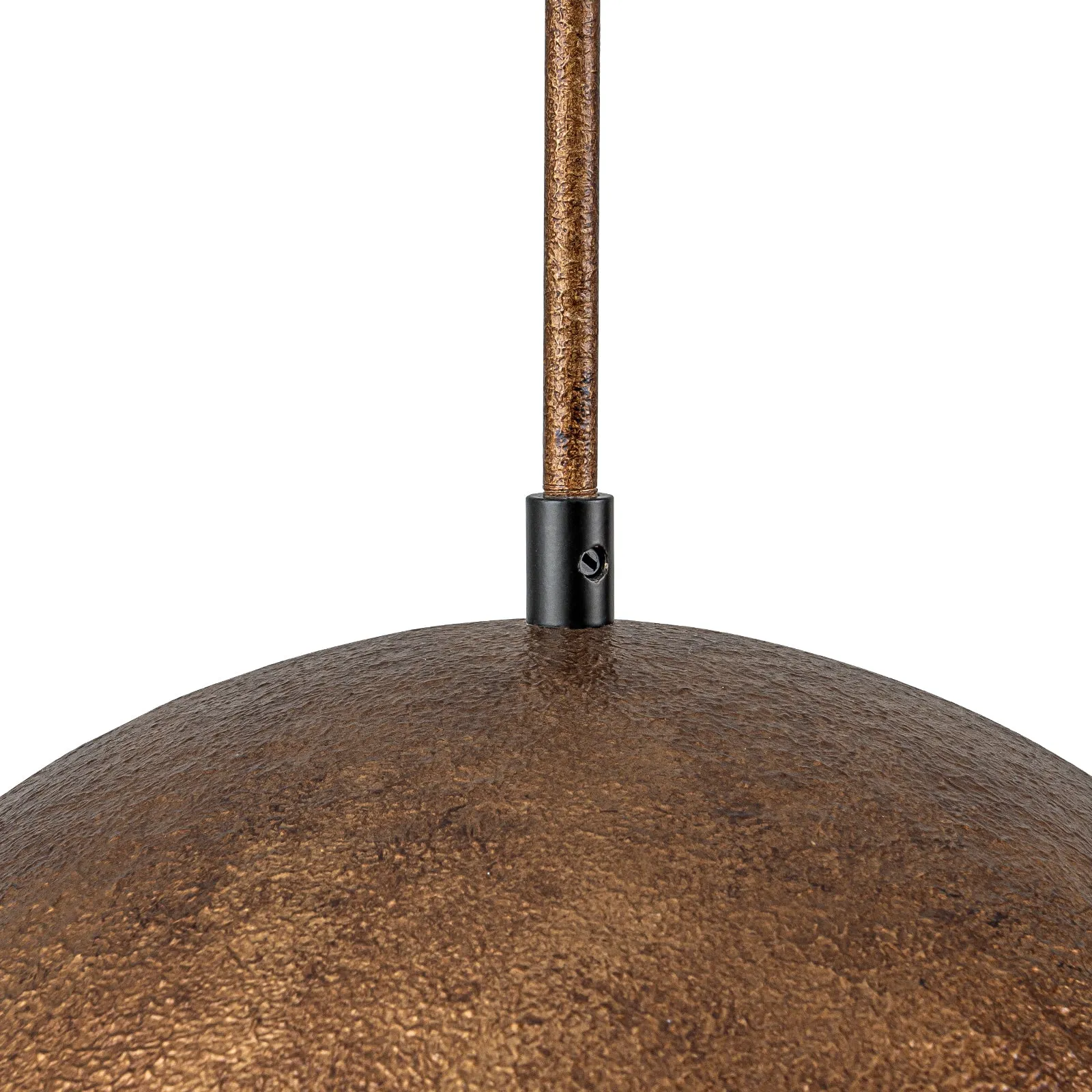 Glowlings 1/2-Light Industiral Antique Hammered Dome Copper Pendant Light