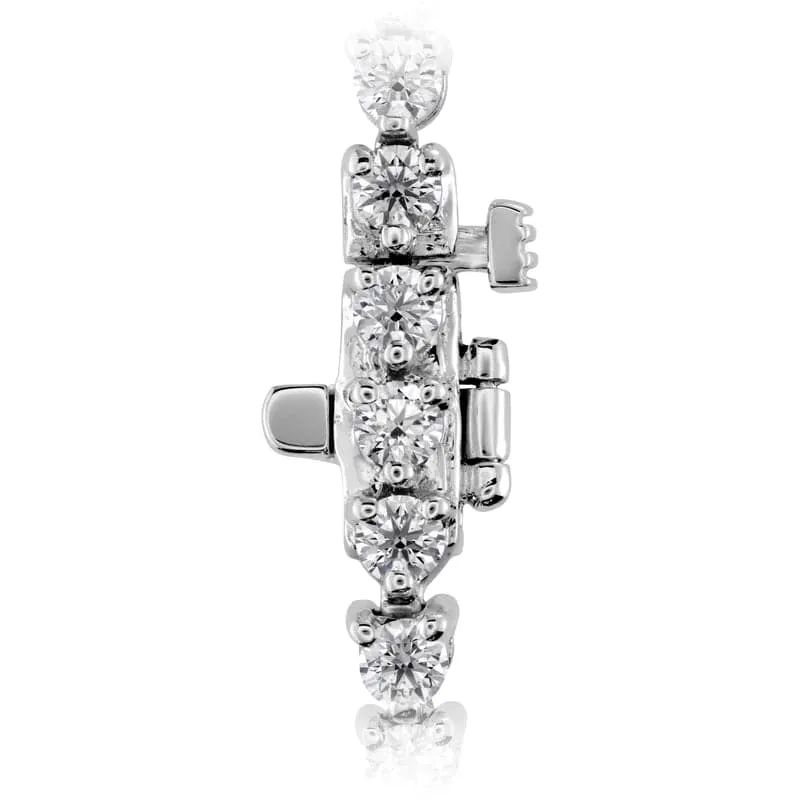 Hearts on Fire Select Temptation 18k White Gold Three-Prong Diamond Tennis Bracelet - 3.50cts