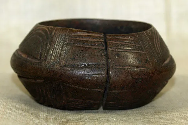 Heavy Antique Bronze Bracelet from Dogon Tribe