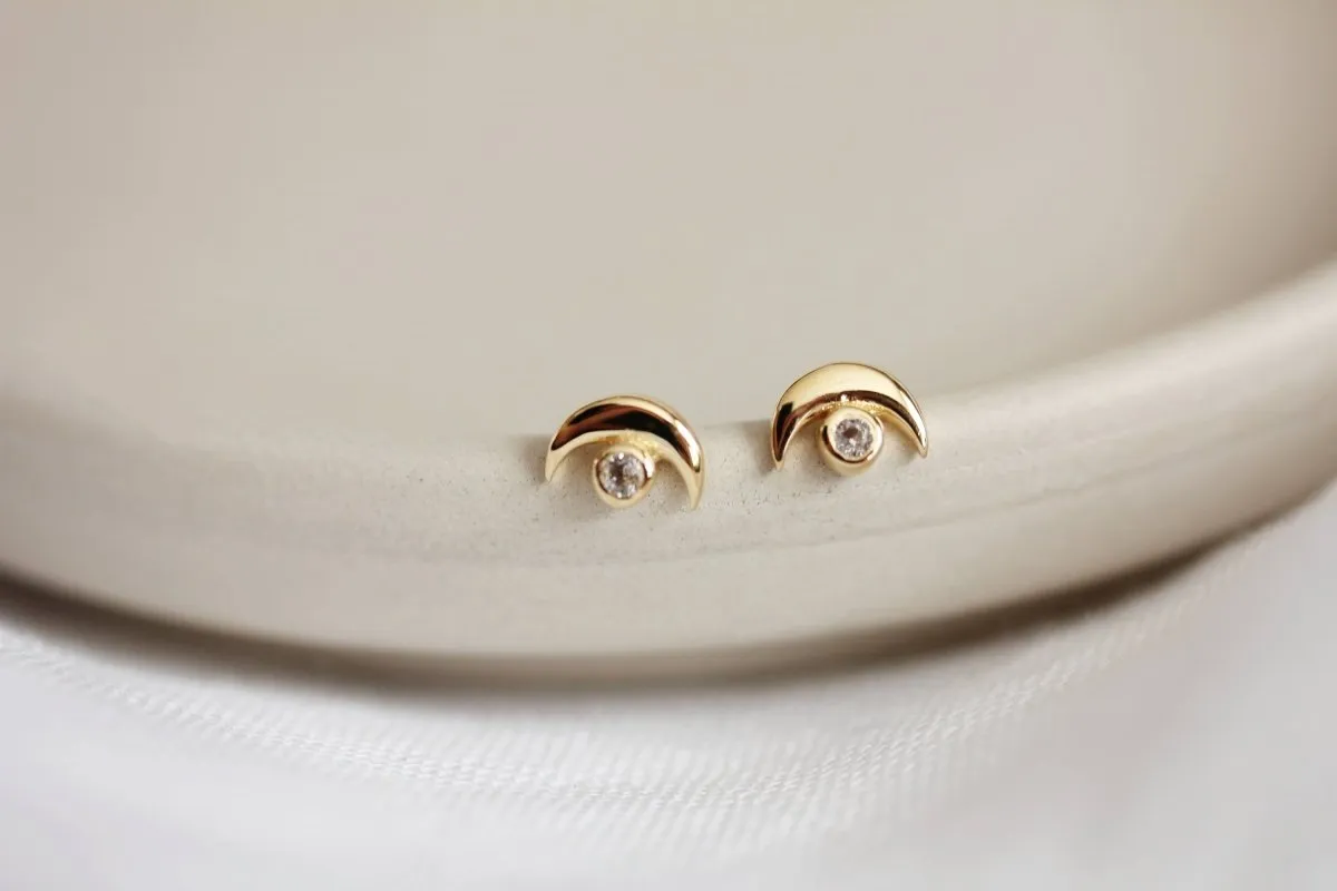 Little Gold Mina Studs