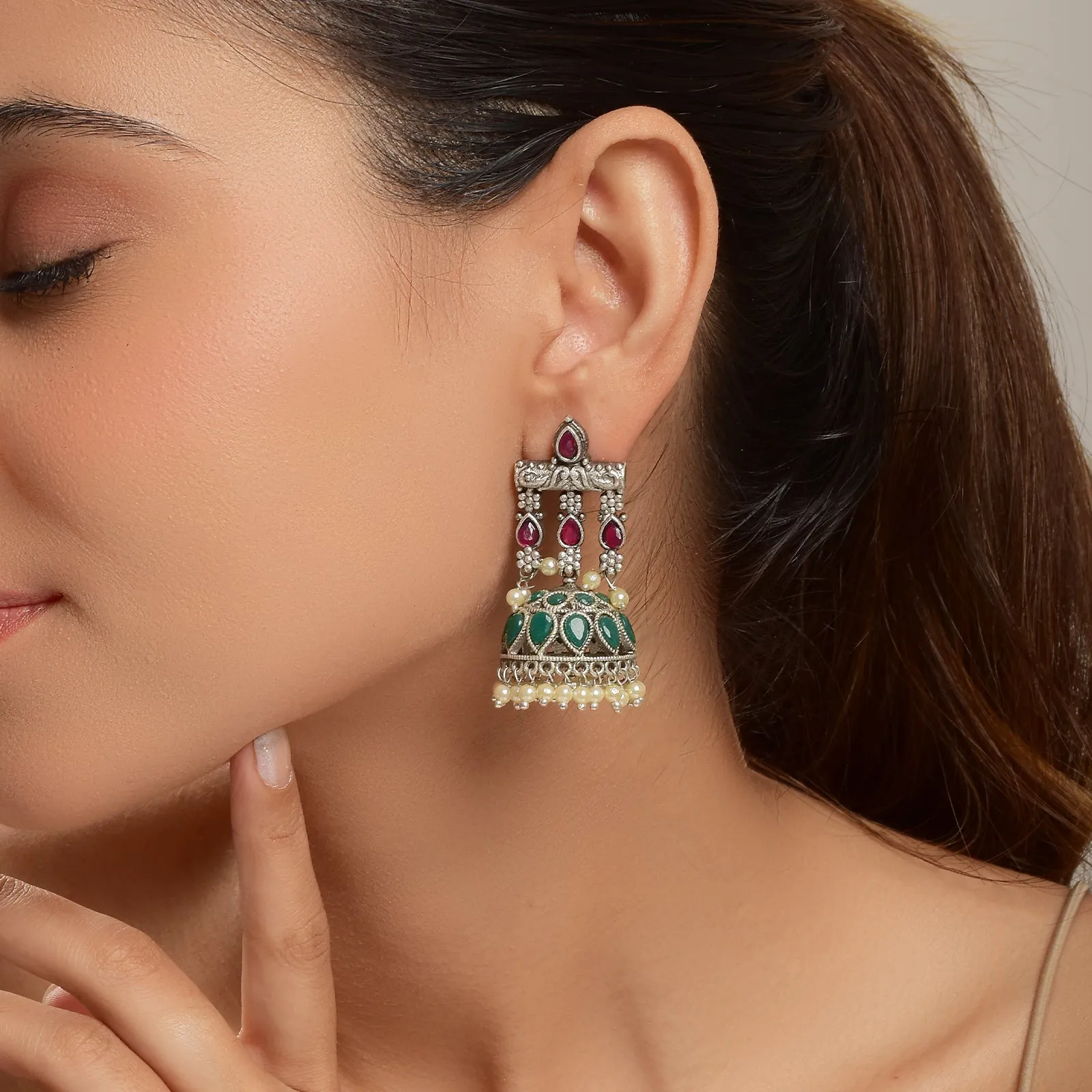 Meera Jhumki Earrings - wxo