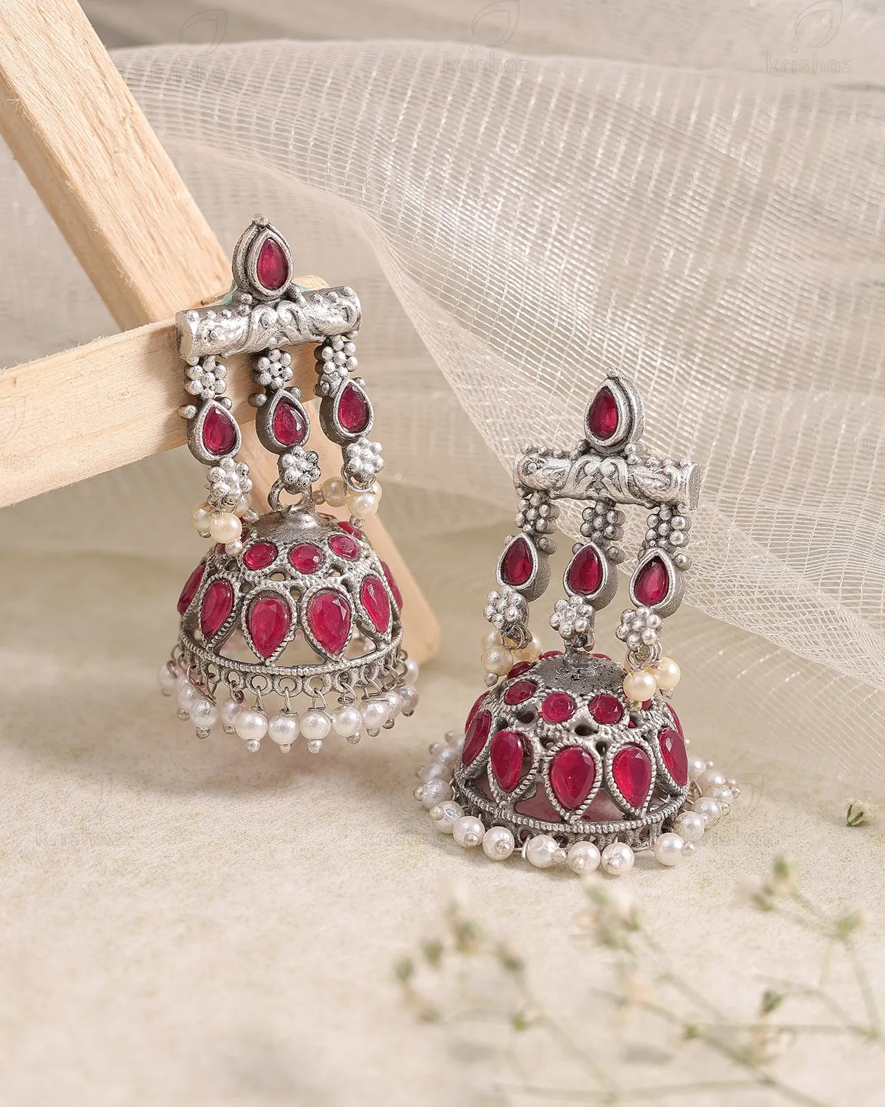 Meera Jhumki Earrings - wxo