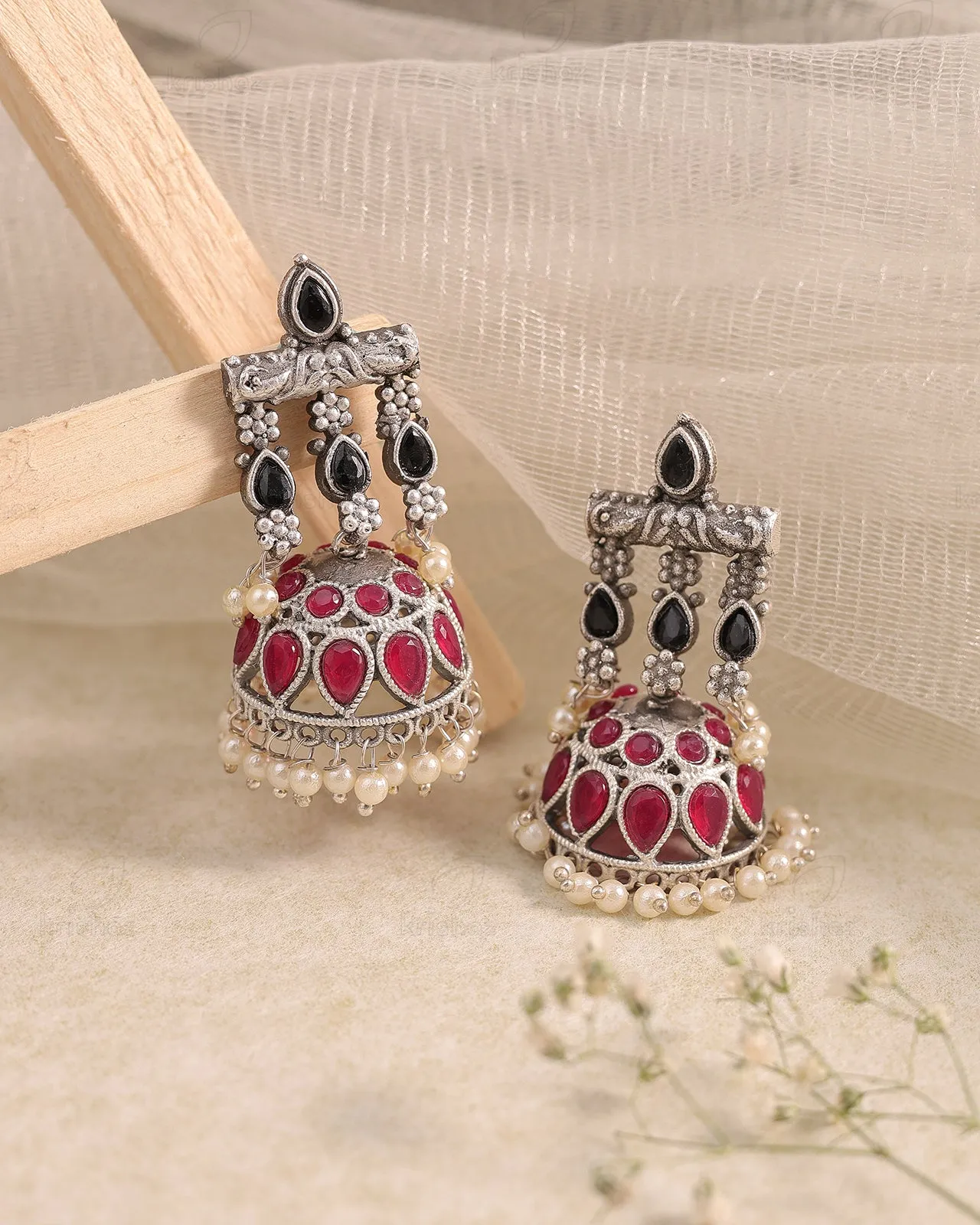 Meera Jhumki Earrings - wxo