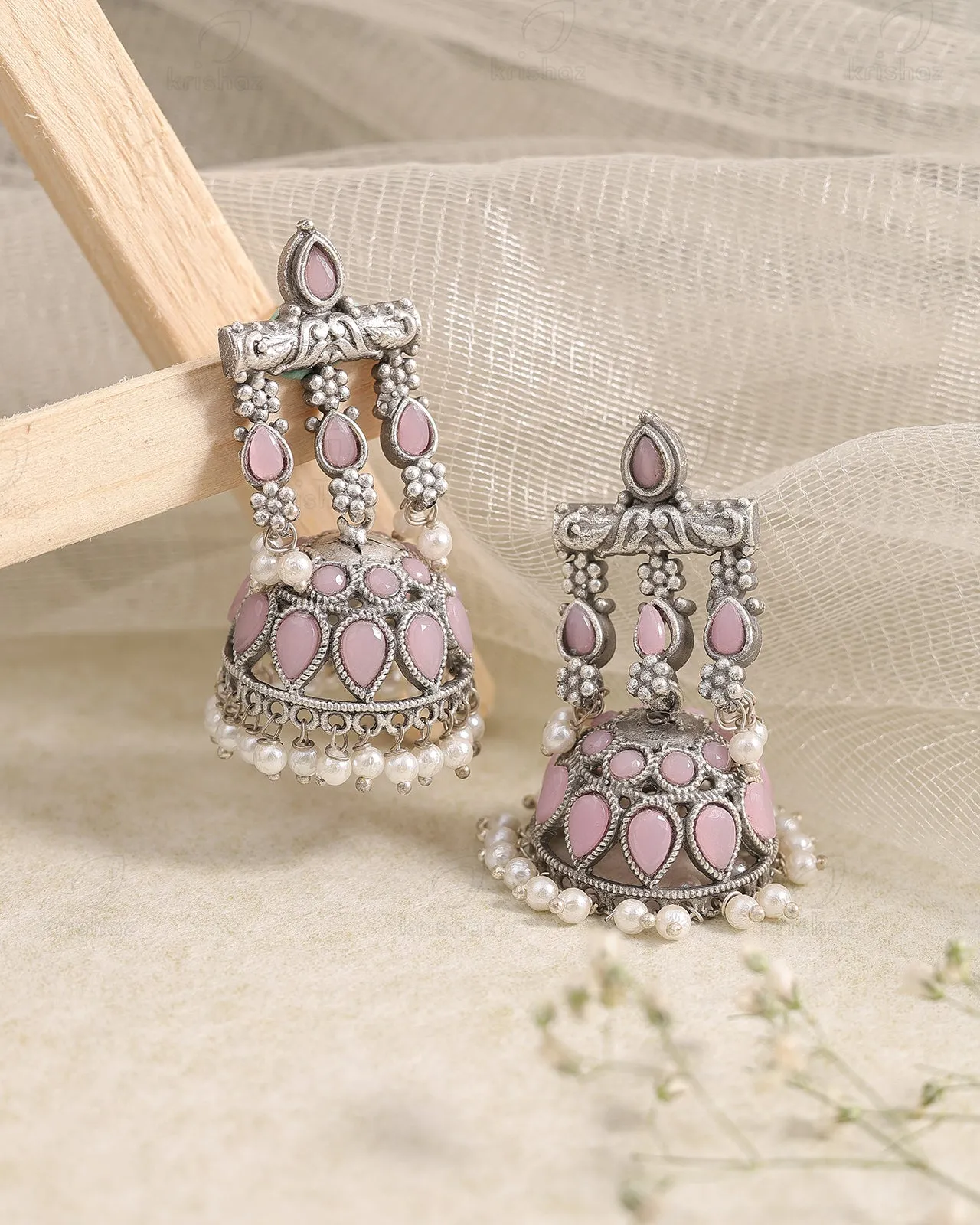 Meera Jhumki Earrings - wxo