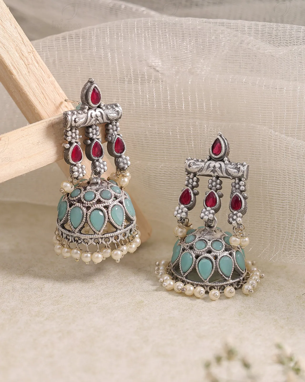 Meera Jhumki Earrings - wxo