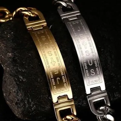 Men's Cross Bracelet <br> Jesus