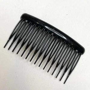 Millinery Black Plastic Hair Comb