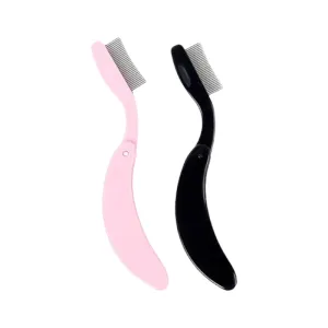 Miosh Eyelash Comb - Foldable Metal Eye Lash Separator Brush