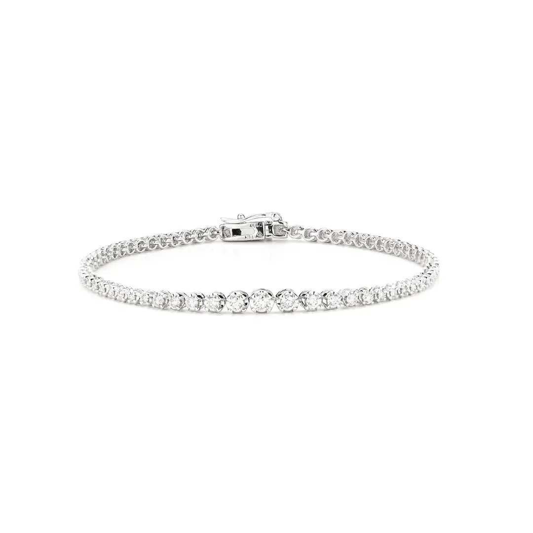 Monica Graduated Diamond Bracelet