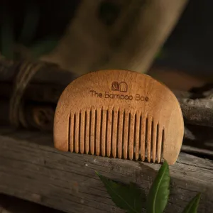 Neem Wood Beard Comb For Beard Growth| Handcrafted Neemwood Comb