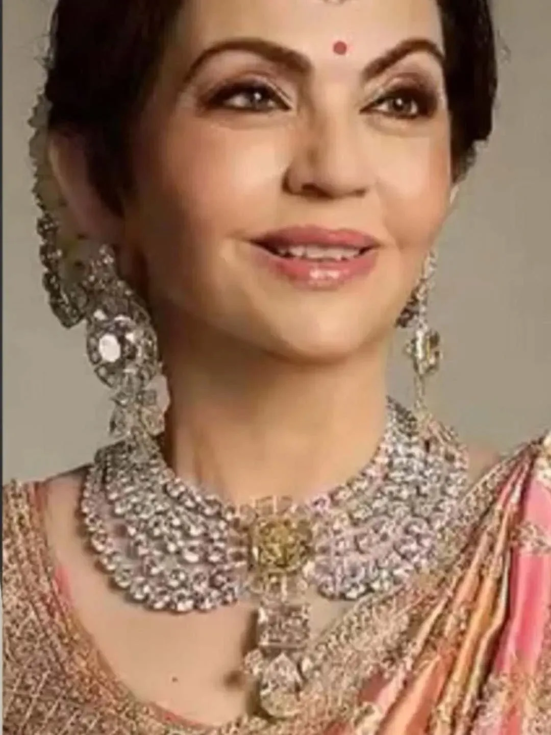 Nita Ambani Inspired Heavy Bridal Choker Necklace