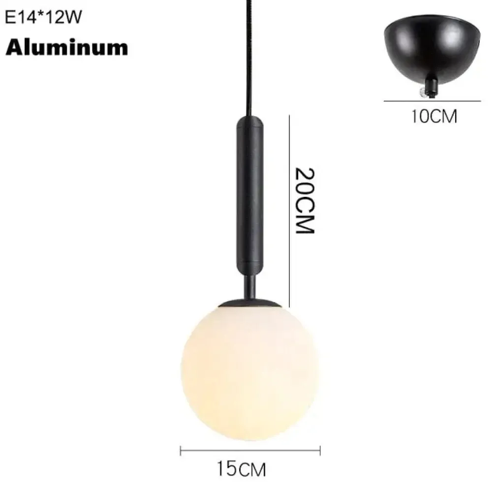 Nordic Brass Aluminum Modern Pendant Light Loft Hanging Lamps Bedside Hanging Lamp Kitchen Suspension Pendant Lamps