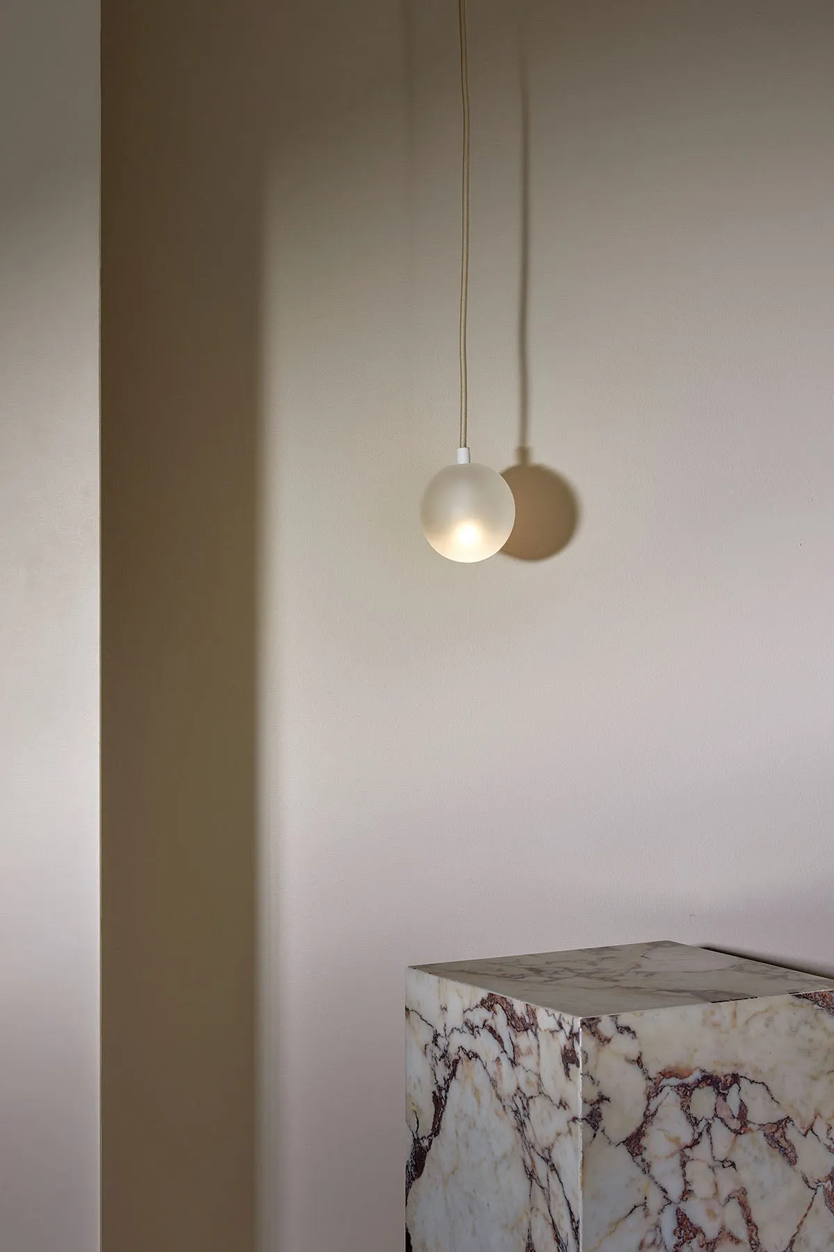 Orb Pendant Light, Small - Fabric Flex