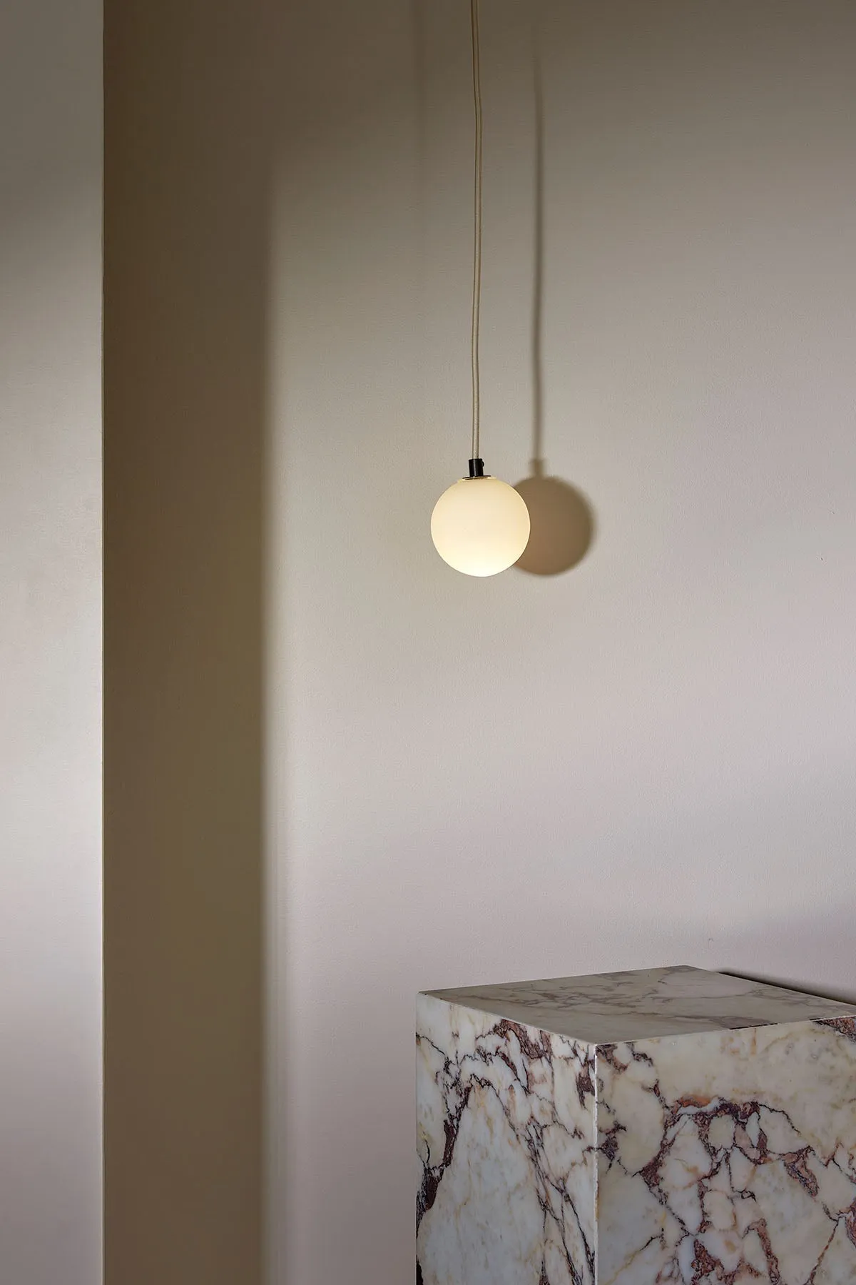 Orb Pendant Light, Small - Fabric Flex