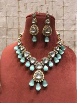 Polki Kundan Pendant Necklace