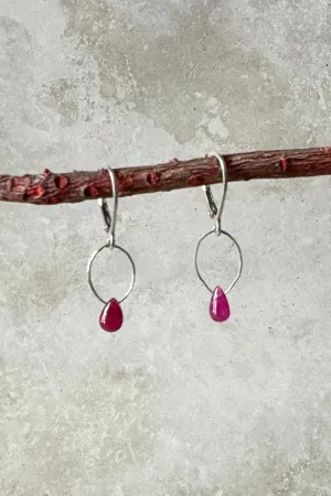 Precious Ruby Earrings