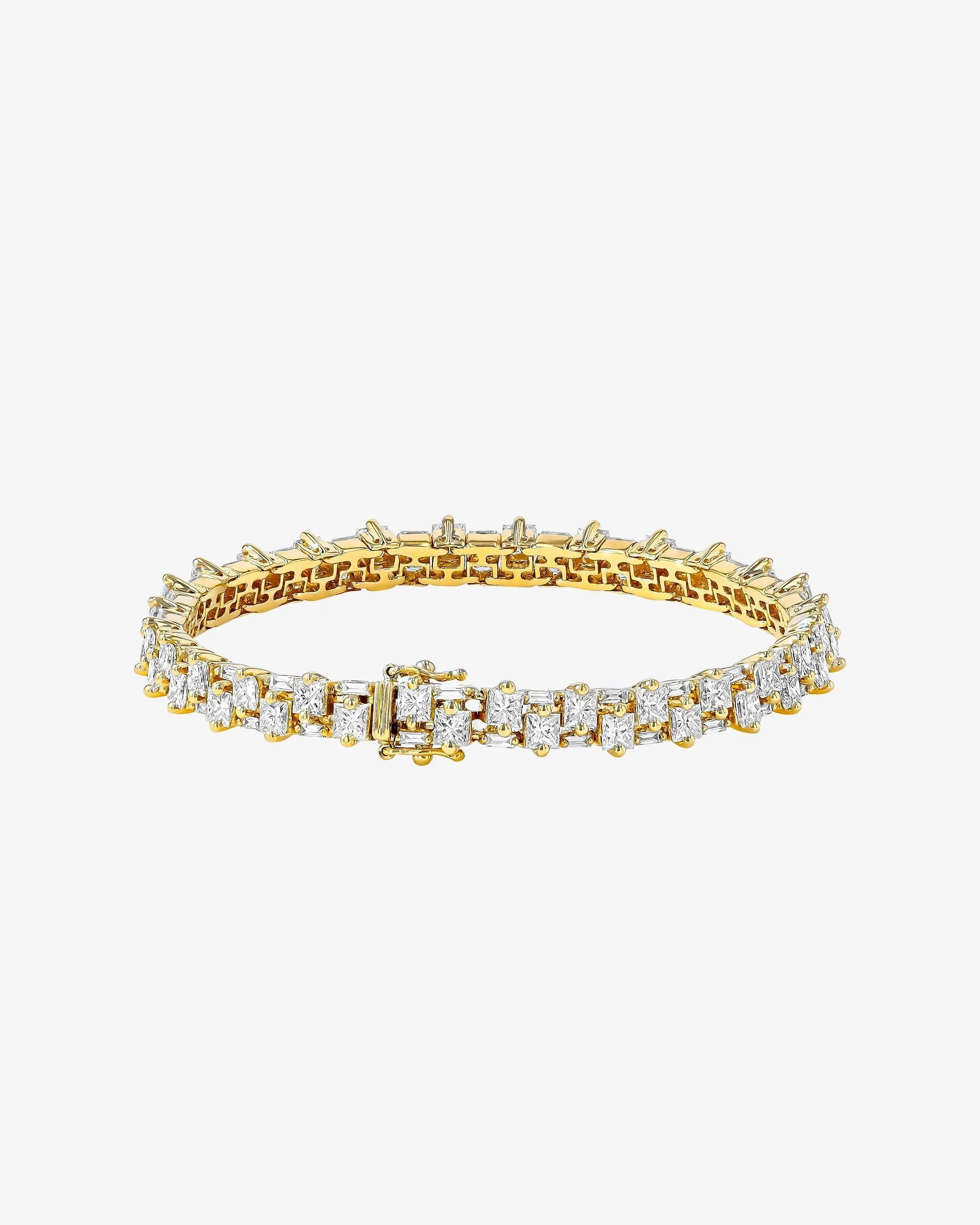 Princess Midi Stack Diamond Tennis Bracelet