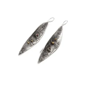 Reticulated Earring with Gemstones TKLE10 by Tamara Kelly Designs