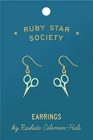 Ruby Star Earrings – Mint Scissors