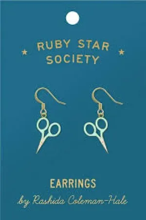 Ruby Star Earrings – Mint Scissors