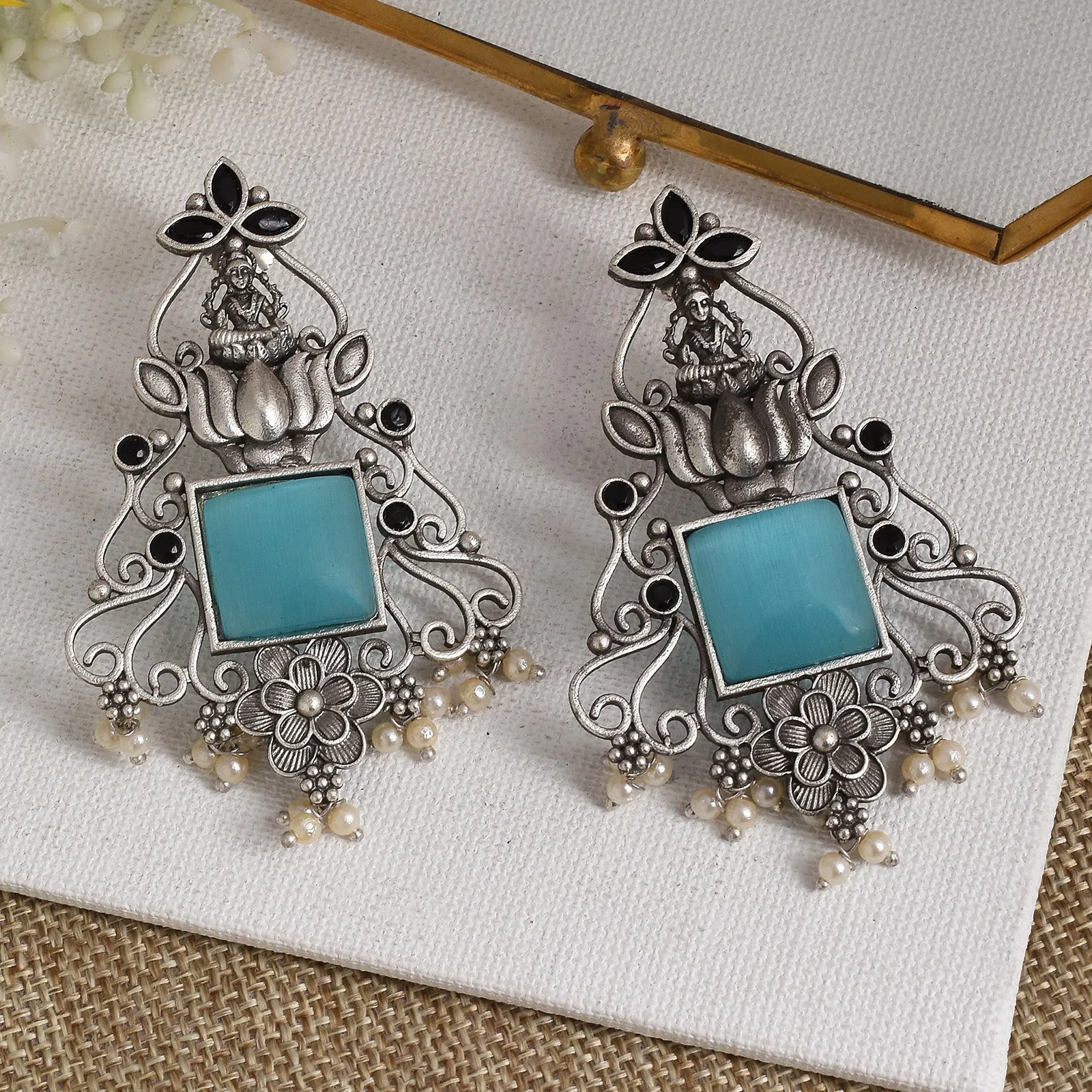 Shivanya Goddess Dangler Earrings