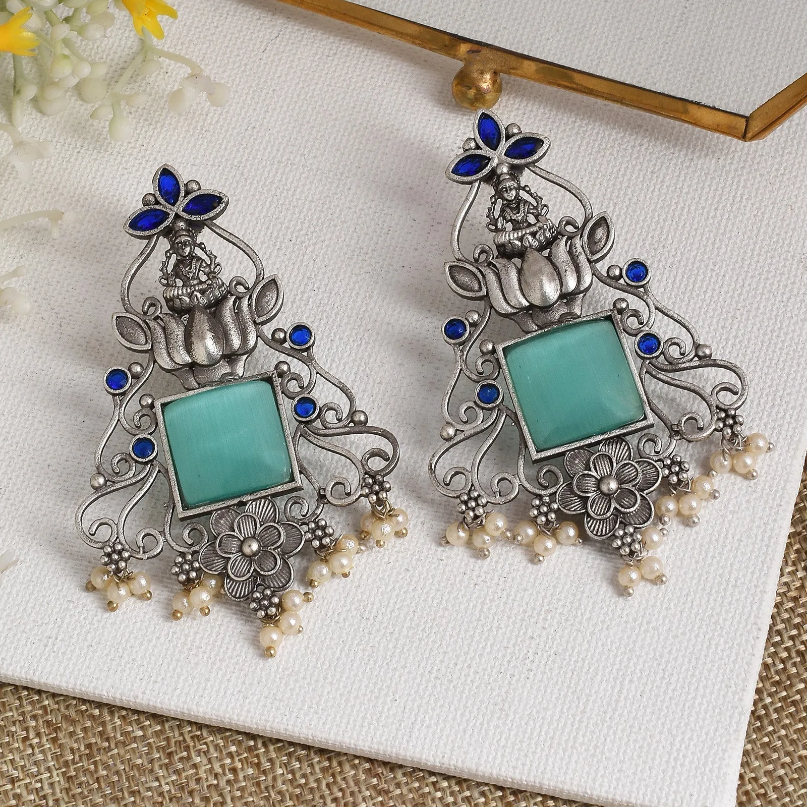 Shivanya Goddess Dangler Earrings