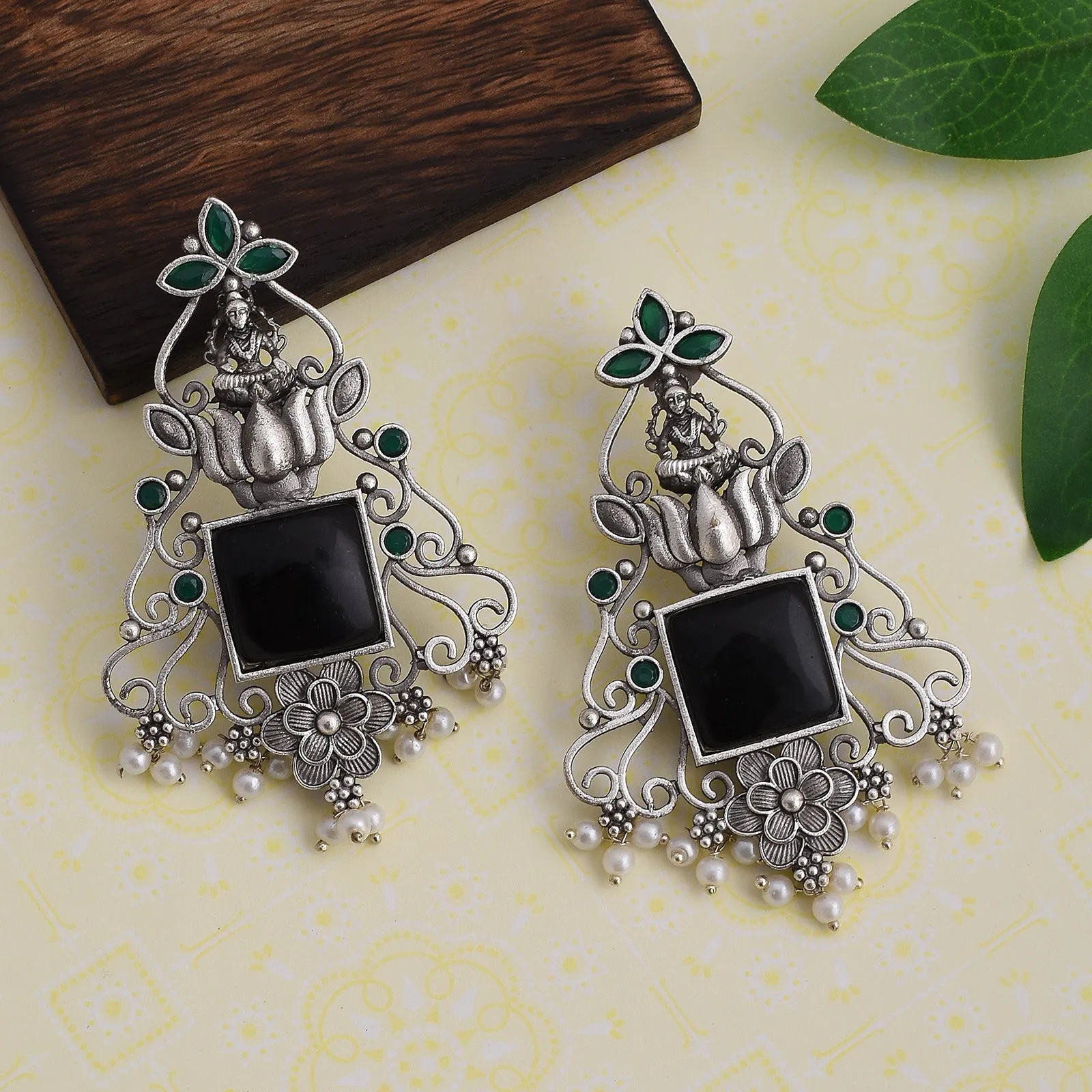 Shivanya Goddess Dangler Earrings