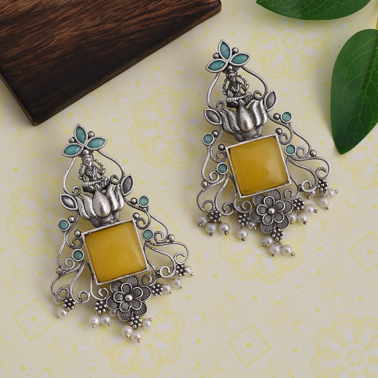 Shivanya Goddess Dangler Earrings