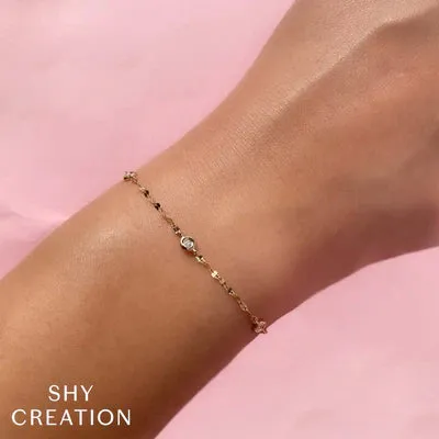 Shy Creation .10ctw Diamond Bracelet