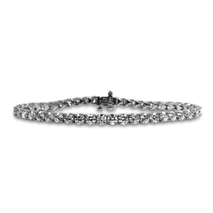 Sincerely Springer's 14k White Gold 10.58ct Diamond Tennis Bracelet