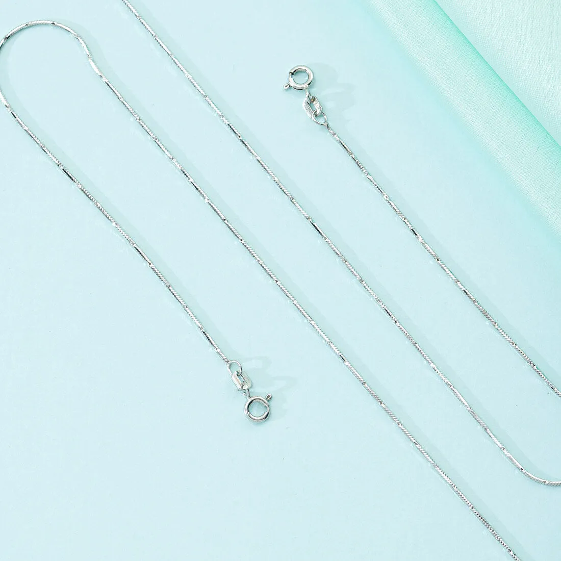 Sleek Minimal Chain 925 Sterling Silver Anklet