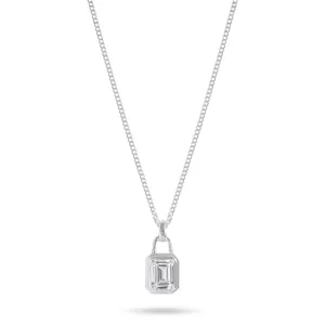 Solitaire Necklace - Silver