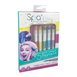 Sparkle 5 Hair Chalk Pastels  Metallic