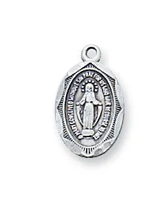 Sterling Miraculous Baby Pendant Boxed - L569B